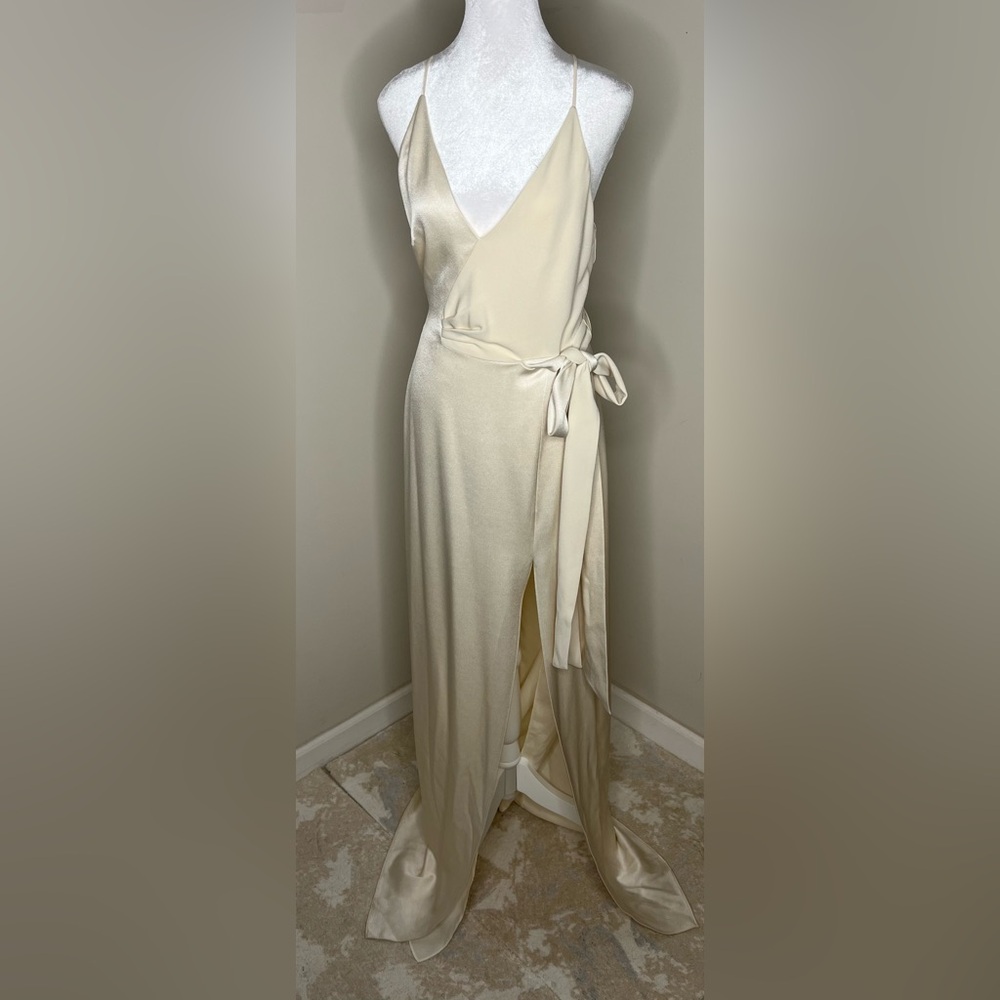 Halston Cream Dress